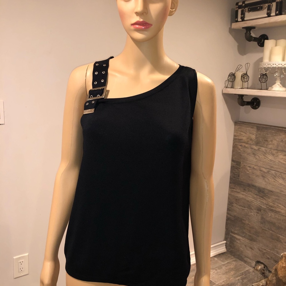 COPY - Joseph A. One shoulder buckle top size extra large
